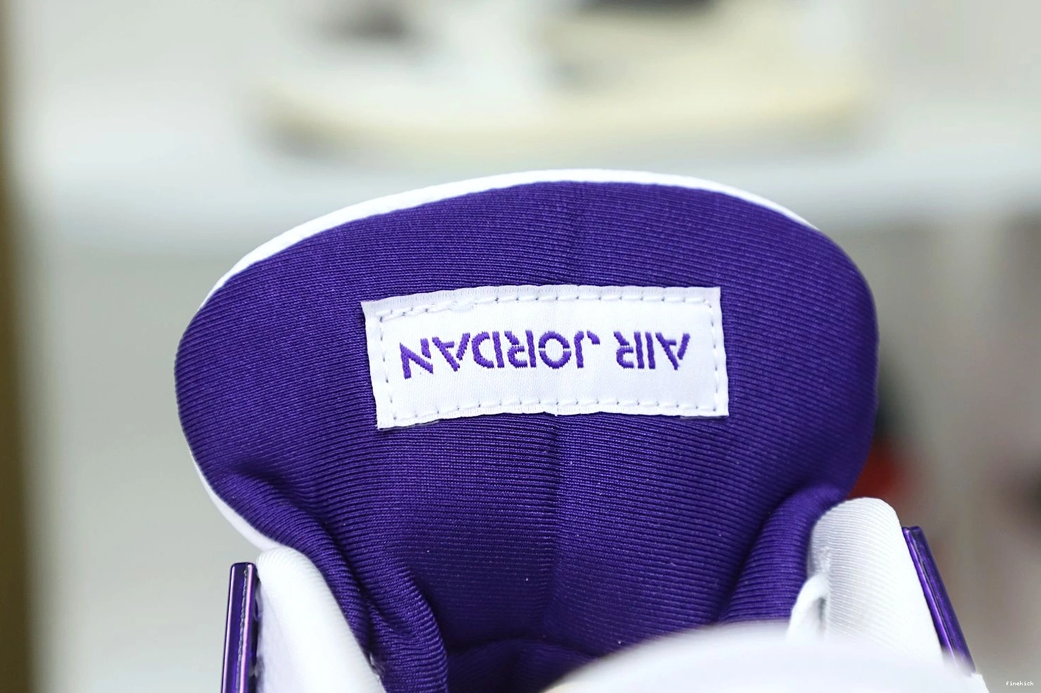 METALLIC JORDAN 4 AIR PURPLE 0128